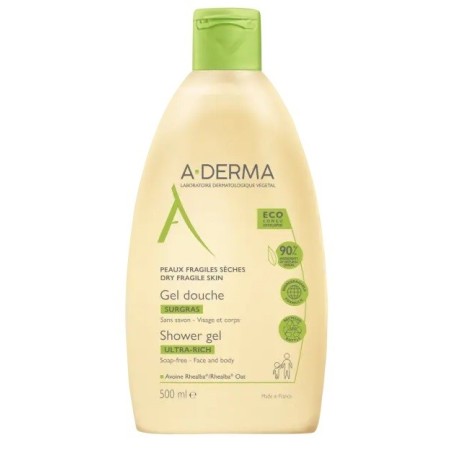 A-Derma Les Indispensables Gel Doccia Surgras 500 ml
