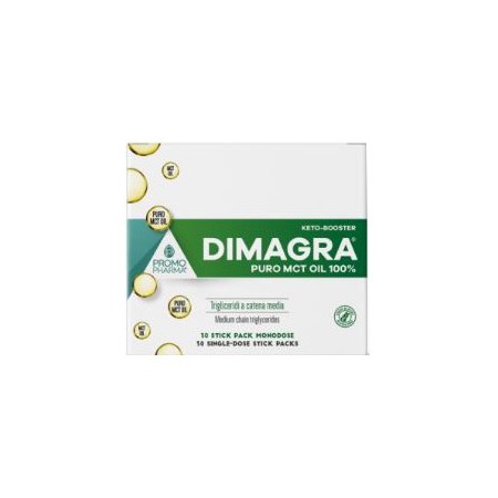 Dimagra MCT Oil 100% Integratore Brucia Grassi 30 Stick