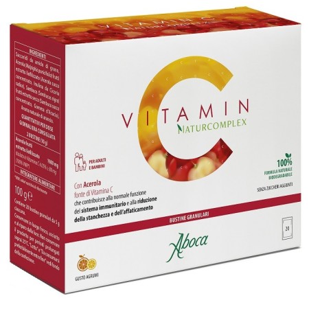 Aboca Vitamin C NaturComplex Integratore con Vitamina C 20 B