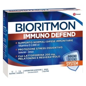 Bioritmon Immuno Defend Integratore Difese Immunitarie 12 Bustine Bioritmon Immuno Defend Integratore Difese Immunitarie 12 Bustine