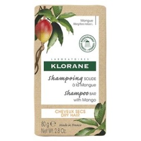 Klorane Shampoo Solido al Mango – Capelli Secchi 80 g Klorane Shampoo Solido al Mango – Capelli Secchi 80 g