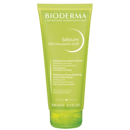 Bioderma Sebium Gel Moussant Actif Gel Detergente Purificante 200 ml