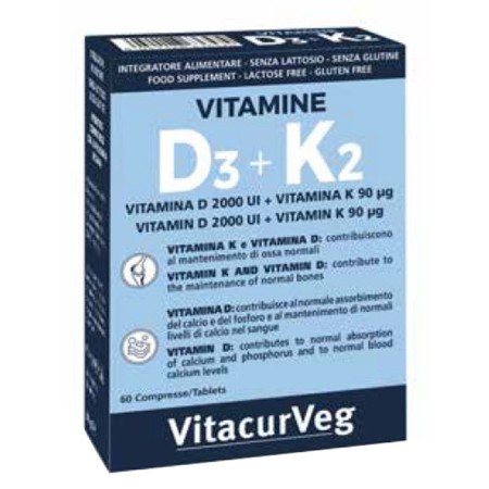 VITAMINE D3+K2 60CPR