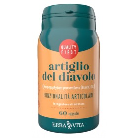 Erba Vita Artiglio del diavolo Integratore Articolare 60 Capsule 500 mg Erba Vita Artiglio del diavolo Integratore Articolare 60 Capsule 500 mg