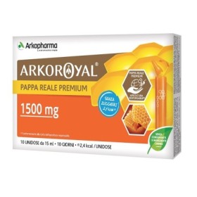 Arkoroyal Pappa Reale Integratore Senza Zucchero 1500 mg 10 Fiale Arkoroyal Pappa Reale Integratore Senza Zucchero 1500 mg 10 Fiale