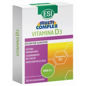 Esi Multicomplex Vitamina D3 Integratore  30 Tavolette Esi Multicomplex Vitamina D3 Integratore  30 Tavolette