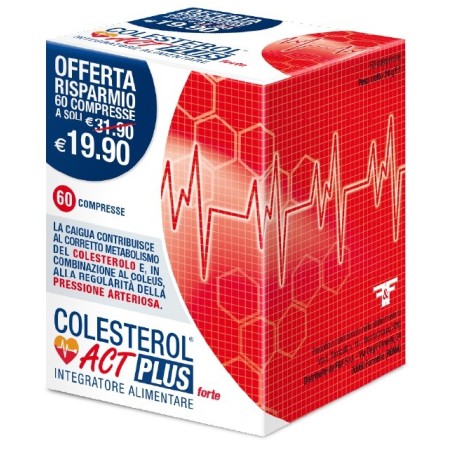 Colesterol Act Plus Forte Integratore Controllo Colesterolo 60 Compresse