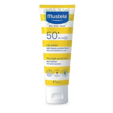 Mustela Latte Solare Viso SPF 50  Protezione Per Tutta La Famiglia 40 ml