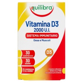 Equilibra Vitamina D3 Integratore Per Il Sistema Immunitario 30 Compresse Equilibra Vitamina D3 Integratore Per Il Sistema Immunitario 30 Compresse