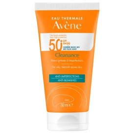 Avène Solare Cleanance Viso Crema Solare SPF 50  Pelle Tendenza Acneica 50 ml Avène Solare Cleanance Viso Crema Solare SPF 50  Pelle Tendenza Acneica 50 ml