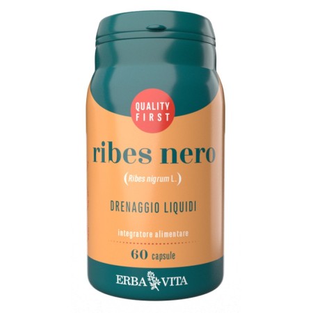 Erba Vita Ribes Nero Integratore Drenante 60 Capsule