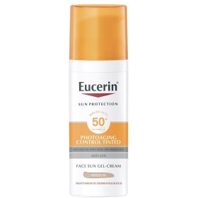 Eucerin Sun Photo Aging Control Tinted Anti-età Gel Crema SPF50  Colore Medium 50 ml Eucerin Sun Photo Aging Control Tinted Anti-età Gel Crema SPF50  Colore Medium 50 ml