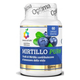 Optima Naturals Mirtillo Puro Colours Of Life Integratore Vista 60 Capsule Optima Naturals Mirtillo Puro Colours Of Life Integratore Vista 60 Capsule