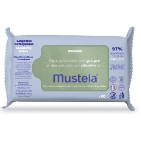 Mustela Salviette Detergenti Con Fibre Naturali 60 Pezzi Mustela Salviette Detergenti Con Fibre Naturali 60 Pezzi