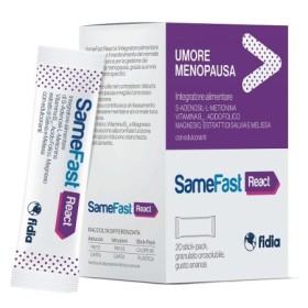 SameFast React Integratore Per Tono Dell'Umore E Menopausa 20 Stick SameFast React Integratore Per Tono Dell'Umore E Menopausa 20 Stick