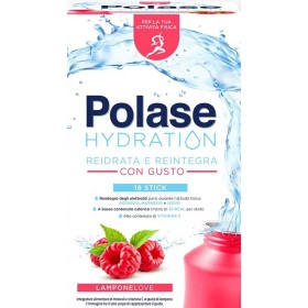 Polase Hydration Integratore Energetico con Magnesio e Potassio Gusto Lampone 12 Bustine Polase Hydration Integratore Energetico con Magnesio e Potassio Gusto Lampone 12 Bustine