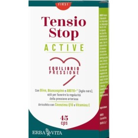 Erba Vita Tensio Stop Active Integratore Pressione Arteriosa 45 Capsule Erba Vita Tensio Stop Active Integratore Pressione Arteriosa 45 Capsule