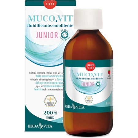 Erba Vita Mucovit Junior Fluido Per La Tosse Bambini 200 ml
