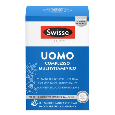 Swisse Uomo Integratore Multivitaminico 30 Compresse