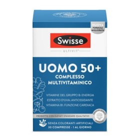 Swisse Uomo 50  Integratore Multivitaminico 30 Compresse Swisse Uomo 50  Integratore Multivitaminico 30 Compresse