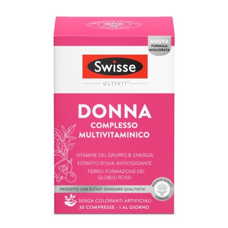 Swisse Donna Integratore Con Complesso Multivitaminico 30 Compresse