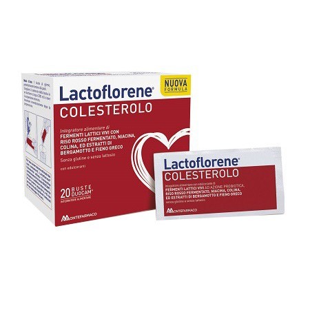 Lactoflorene Colesterolo Integratore Fermenti Lattici e Riso Rosso 20 Bustine