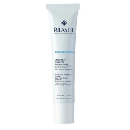 Rilastil Progression Crema Ricca Viso Antirughe Rimpolpante 40 ml