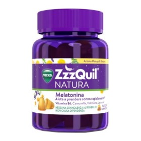 ZzzQuil Natura Melatonina Integratore Per Dormire, Mango e Banana 30 Gommose ZzzQuil Natura Melatonina Integratore Per Dormire, Mango e Banana 30 Gommose
