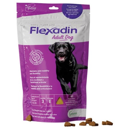 Flexadin Adult Dog Mangime Complementare Per Cani 60 Tavolette