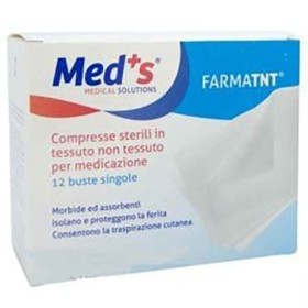 Med's Compressa Di Garza TNT Sterile Peel Open 7,5 x 7,5 cm 12 Pezzi Med's Compressa Di Garza TNT Sterile Peel Open 7,5 x 7,5 cm 12 Pezzi