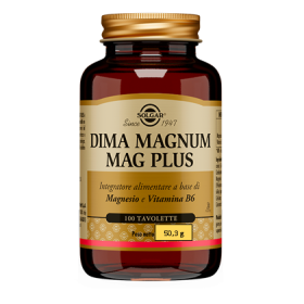 Solgar Dima Magnum Mag Plus Integratore Magnesio 100 Tavolette Solgar Dima Magnum Mag Plus Integratore Magnesio 100 Tavolette