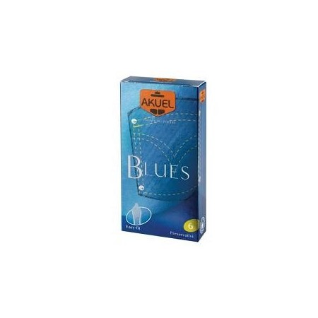 Akuel Preservativi Easy Blues 6 Pezzi