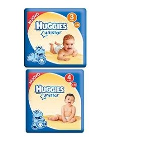 Huggies Unistar Pannolini Taglia 4 (7-18 kg) 18 Pannolini Huggies Unistar Pannolini Taglia 4 (7-18 kg) 18 Pannolini