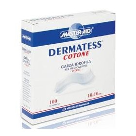 Dermatess Garza Idrofila Sterile 10x10 cm 100 Pezzi Dermatess Garza Idrofila Sterile 10x10 cm 100 Pezzi