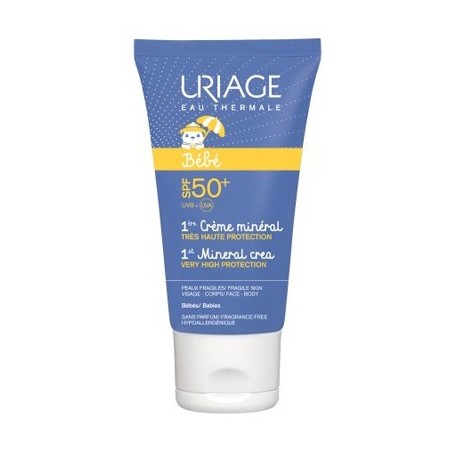 Uriage Premiere Bebè Crema Solare Minerale con Protezione Molto Alta Spf50  Per Bambini 50ml