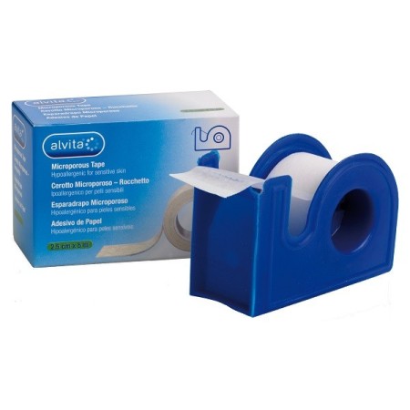 Alvita Cerotti Microporosi in Rocchetto 2,5cm x 5m