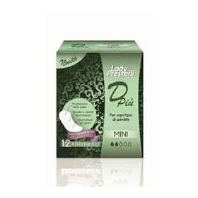 Lady Presteril Dpiù Mini Assorbenti per Lievi Incontinenze 12 Pezzi Lady Presteril Dpiù Mini Assorbenti per Lievi Incontinenze 12 Pezzi