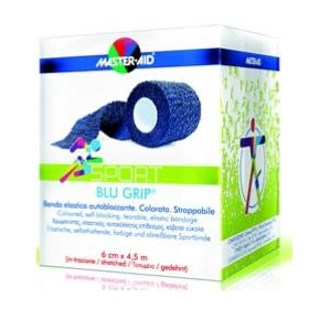Master Aid Sport Grip Blu Benda Elastica Autobloccante cm 4x4,5m 1 Bobina Master Aid Sport Grip Blu Benda Elastica Autobloccante cm 4x4,5m 1 Bobina