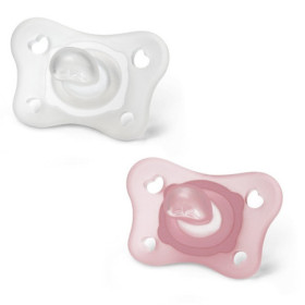 Chicco Gommottino PhysioForma Girl in Silicone Per Neonati 0-2 mesi 2 Pezzi Chicco Gommottino PhysioForma Girl in Silicone Per Neonati 0-2 mesi 2 Pezzi